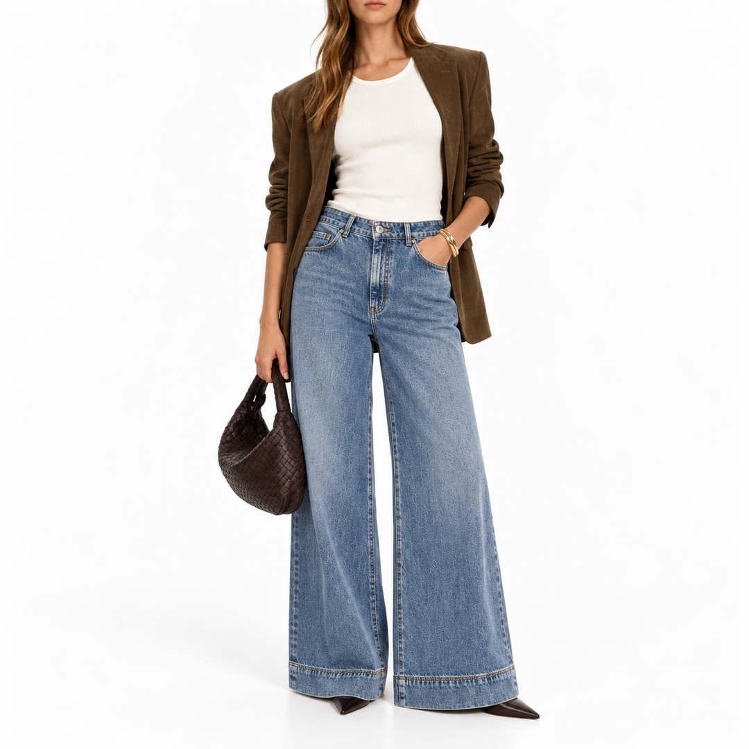 Weekend Max Mara Vega Wide  Leg Jean - US 2