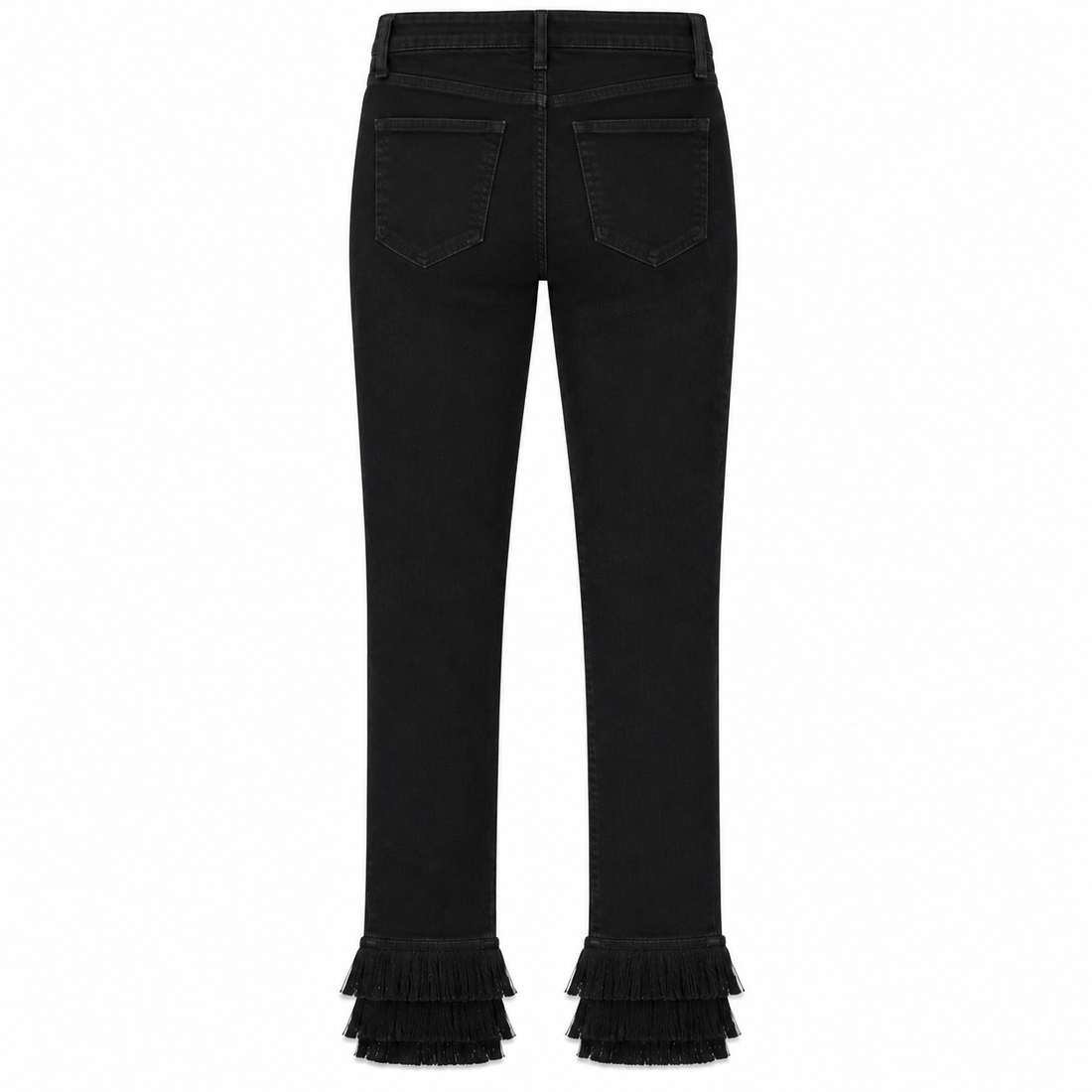 Frame Le High Skinny Fringe Jeans - 26