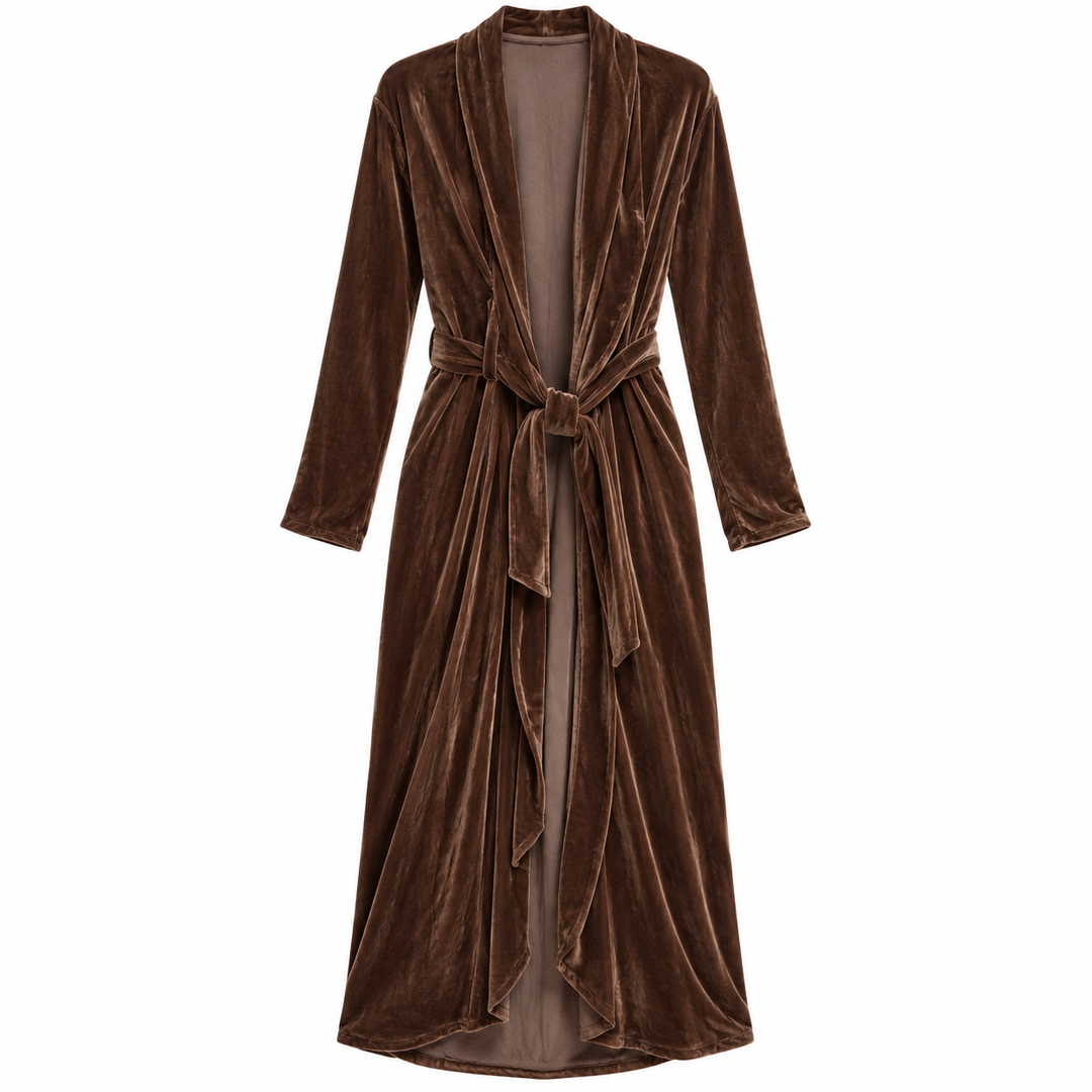 Rick Owens FW23 Luxor Velvet Wrap Dress - IT 44