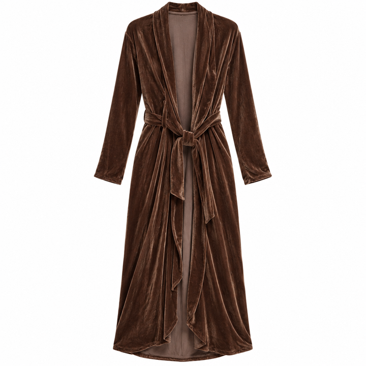 Rick Owens FW23 Luxor Velvet Wrap Dress - IT 44