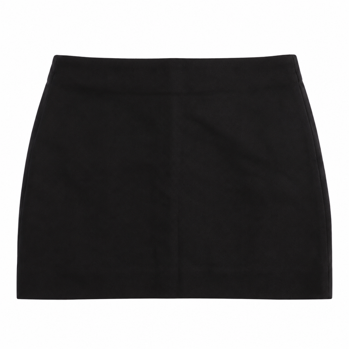Reformation Black Acetate Mini Skirt - 2