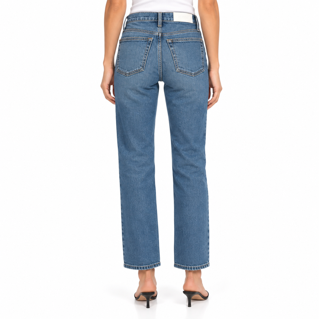 RE/DONE High-Rise Wide-Leg Jeans - 23