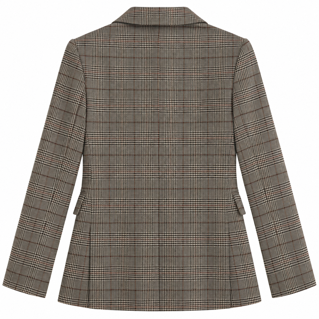 Blue Revival Glen Plaid Single-Button Blazer - XS