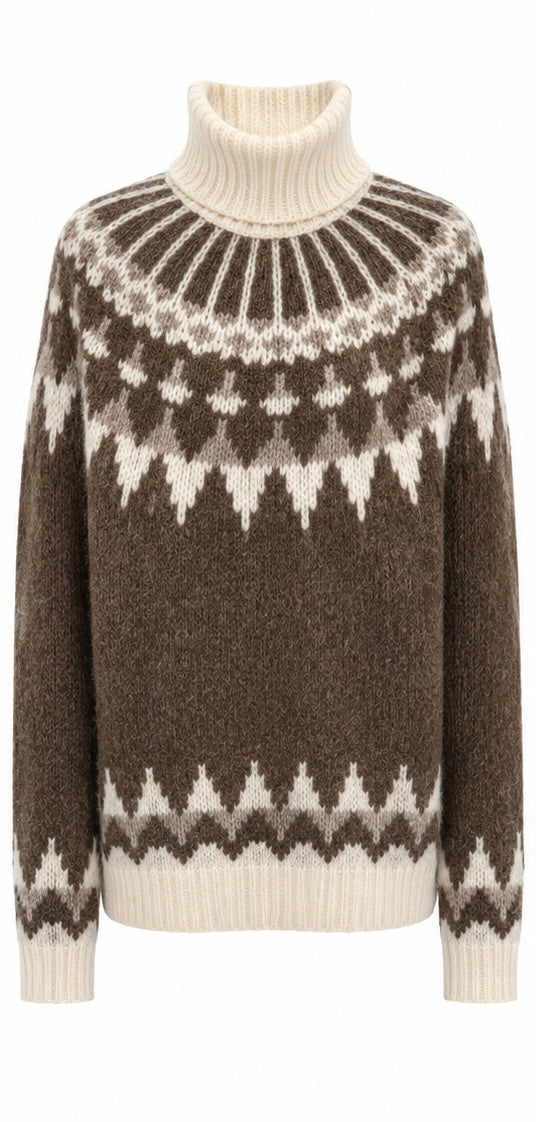 Frame Alpaca Fair Isle - XS