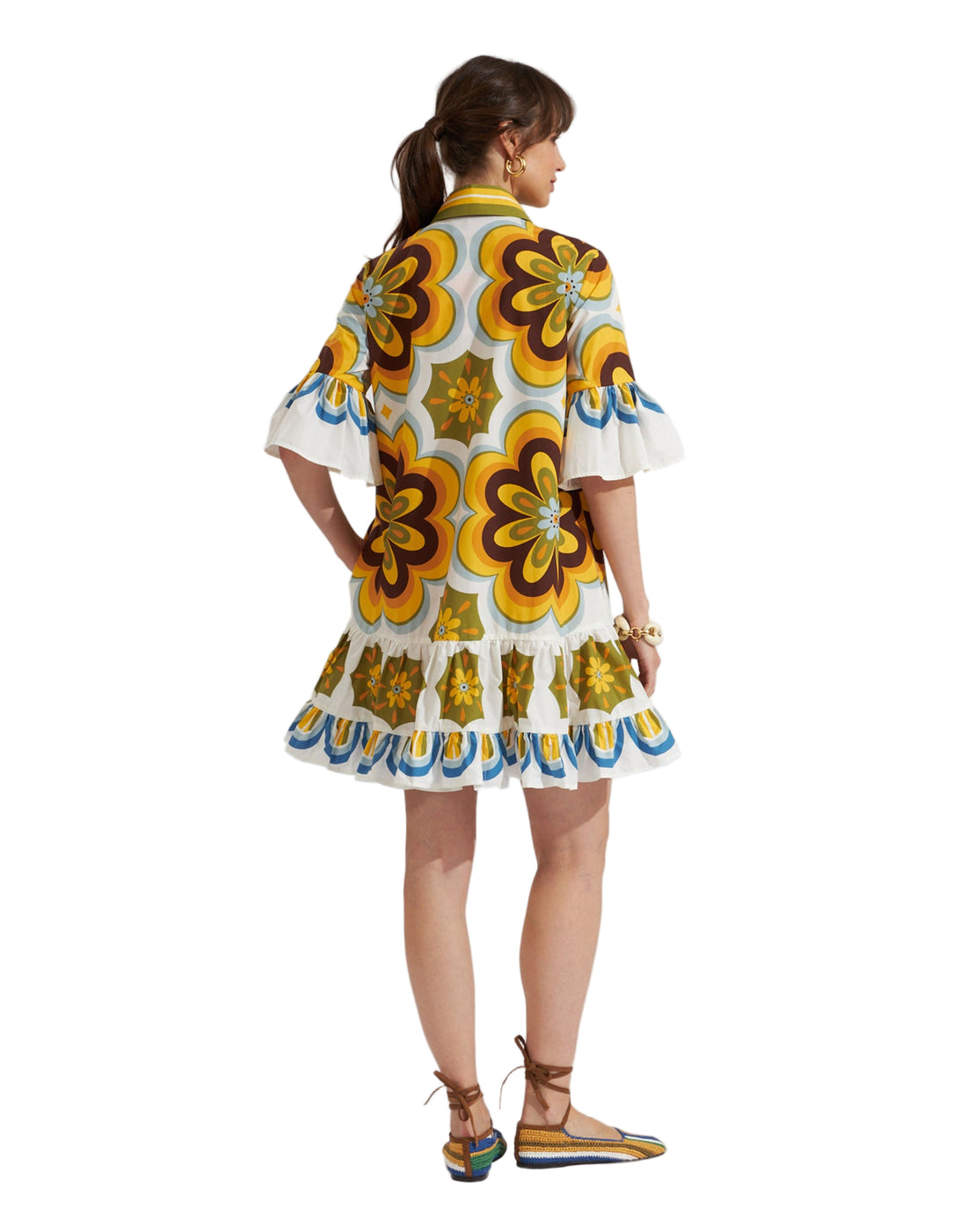 La Double J Ciccio Placée in Cotton Poplin Choux Dress - S