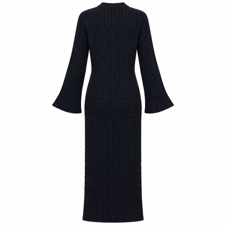 TOTEME Cable Knit Midi Dress - S
