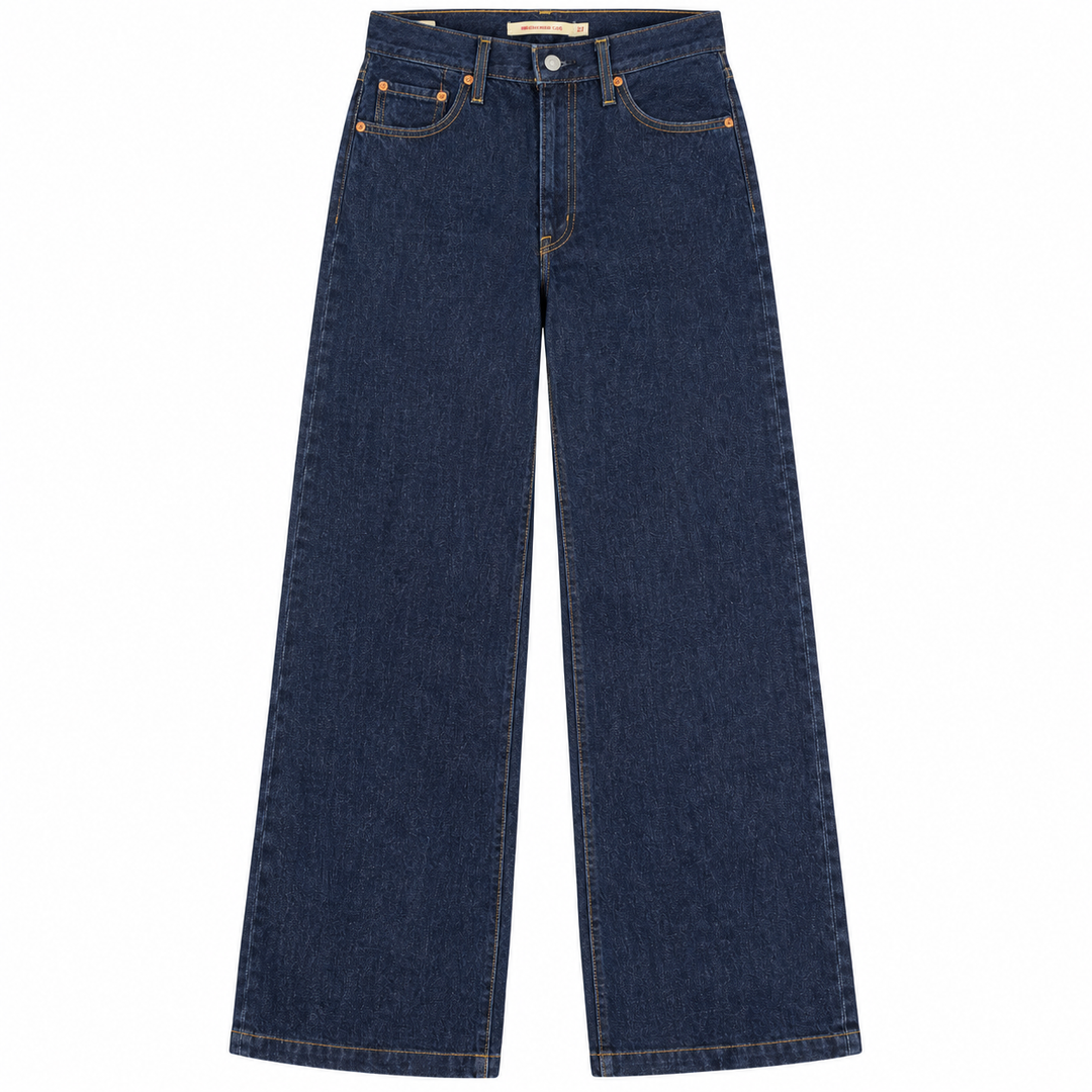 Levi’s Premium Ribcage Wide Leg Jeans, Dark Indigo - 27