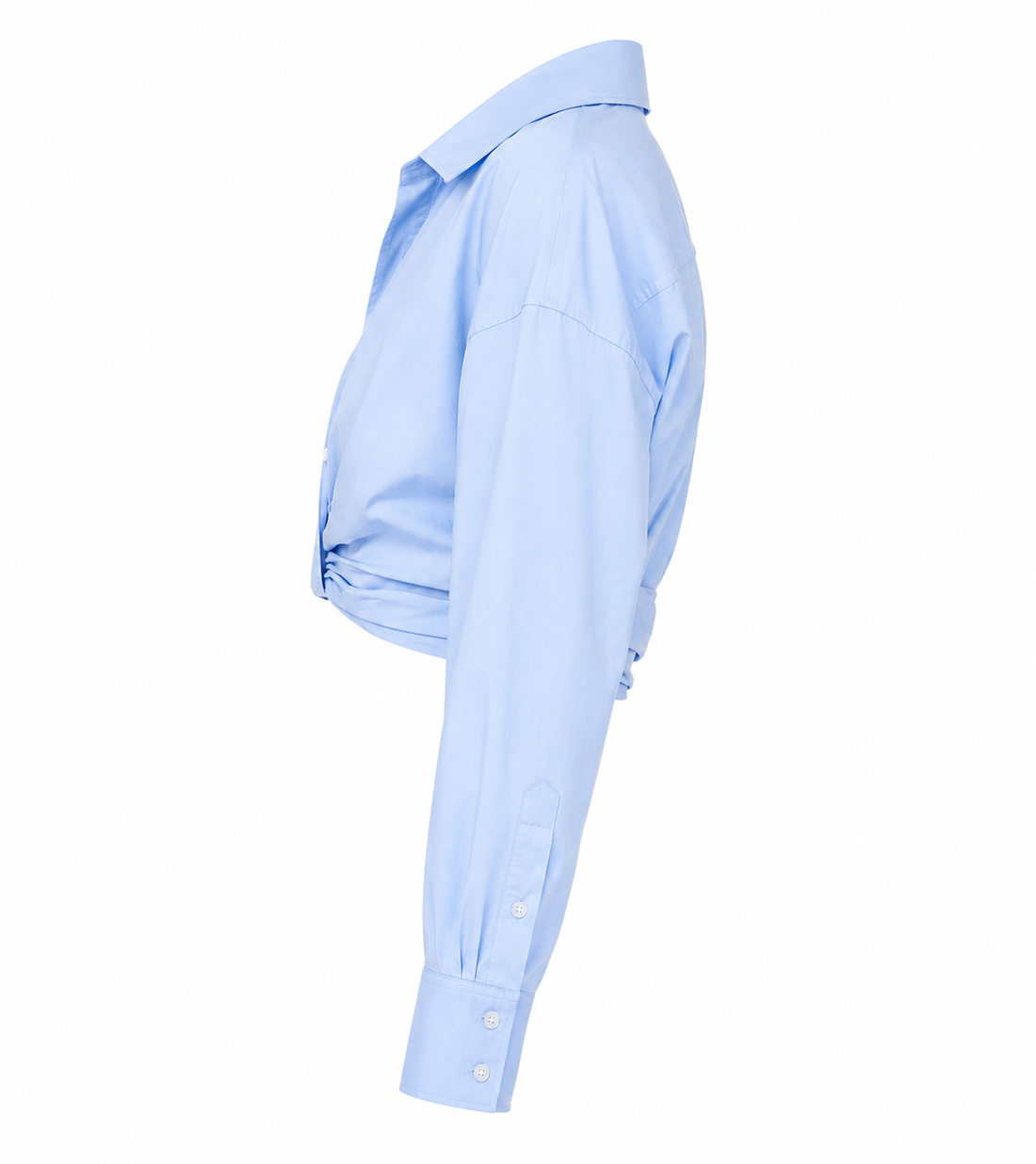 Alexander Wang Draped Cropped Shirt - 2