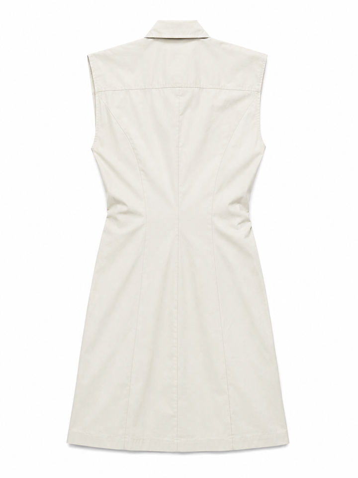 Bottega Veneta Spring 2020 Sleeveless Shirt Dress - 40