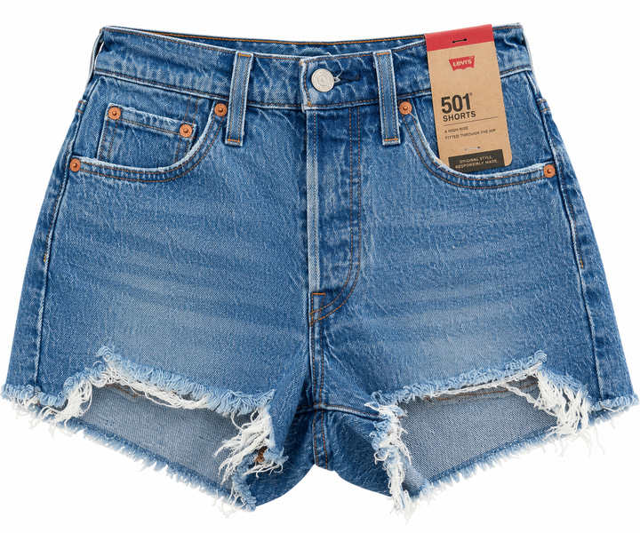 Levi’s 501 Original High-Rise Denim Shorts - 24