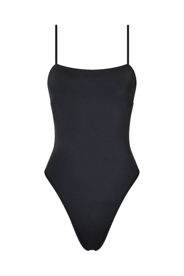 Aexea Black One-Piece Swimsuit - L