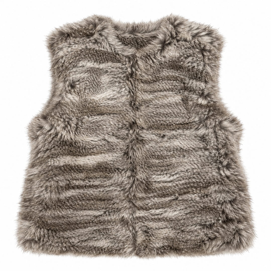 525 America Luxe Rabbit-Fur Vest -S
