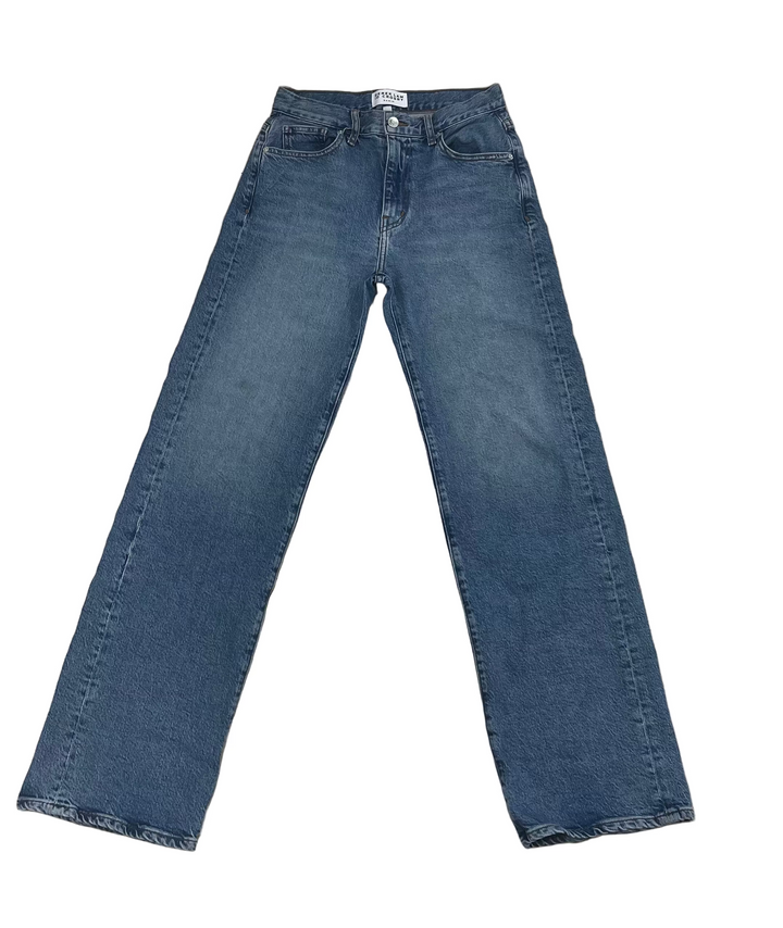 Derek Lam 10 Crosby  Faye High-Rise Wide-Leg Jeans - 25
