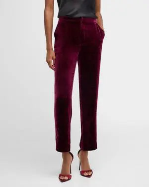 L’Agence Dark Port Velvet Rebel Trouser - 2
