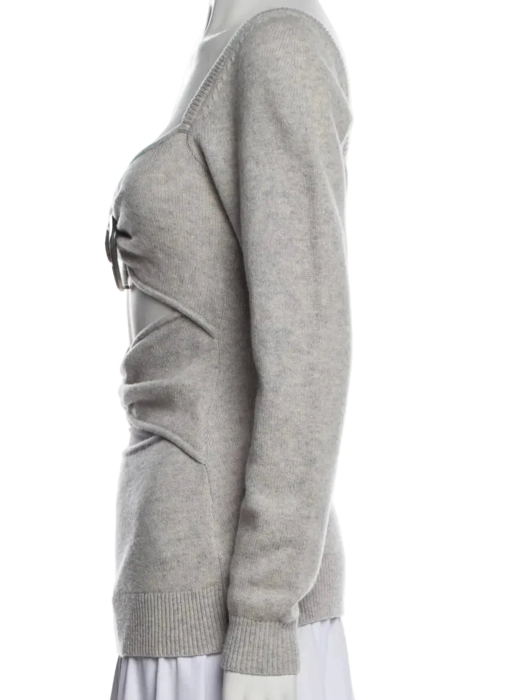 Christopher Esber Wool V-Neck Sweater - S
