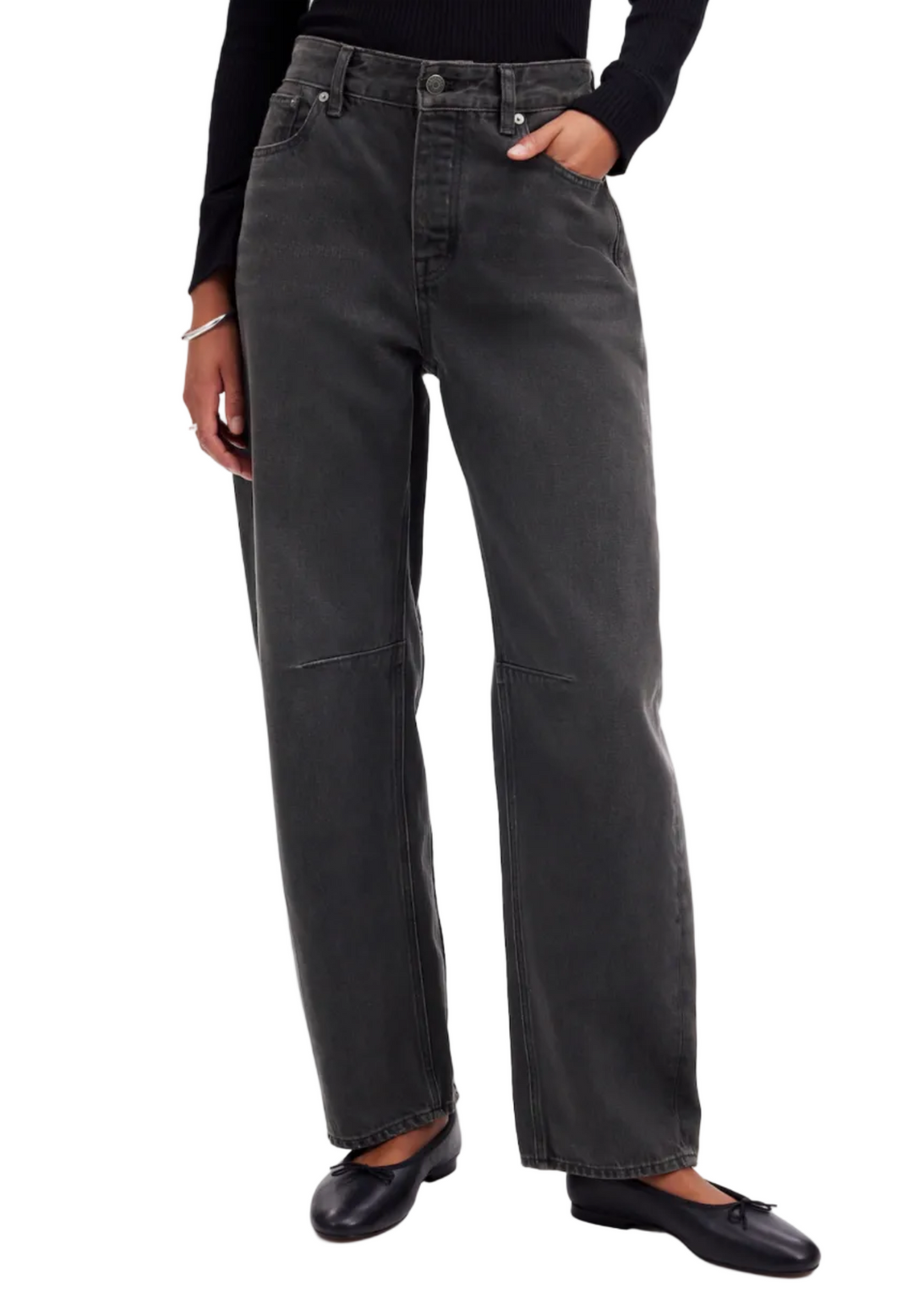 Madewell Darted Barrel-Leg Jean - 28