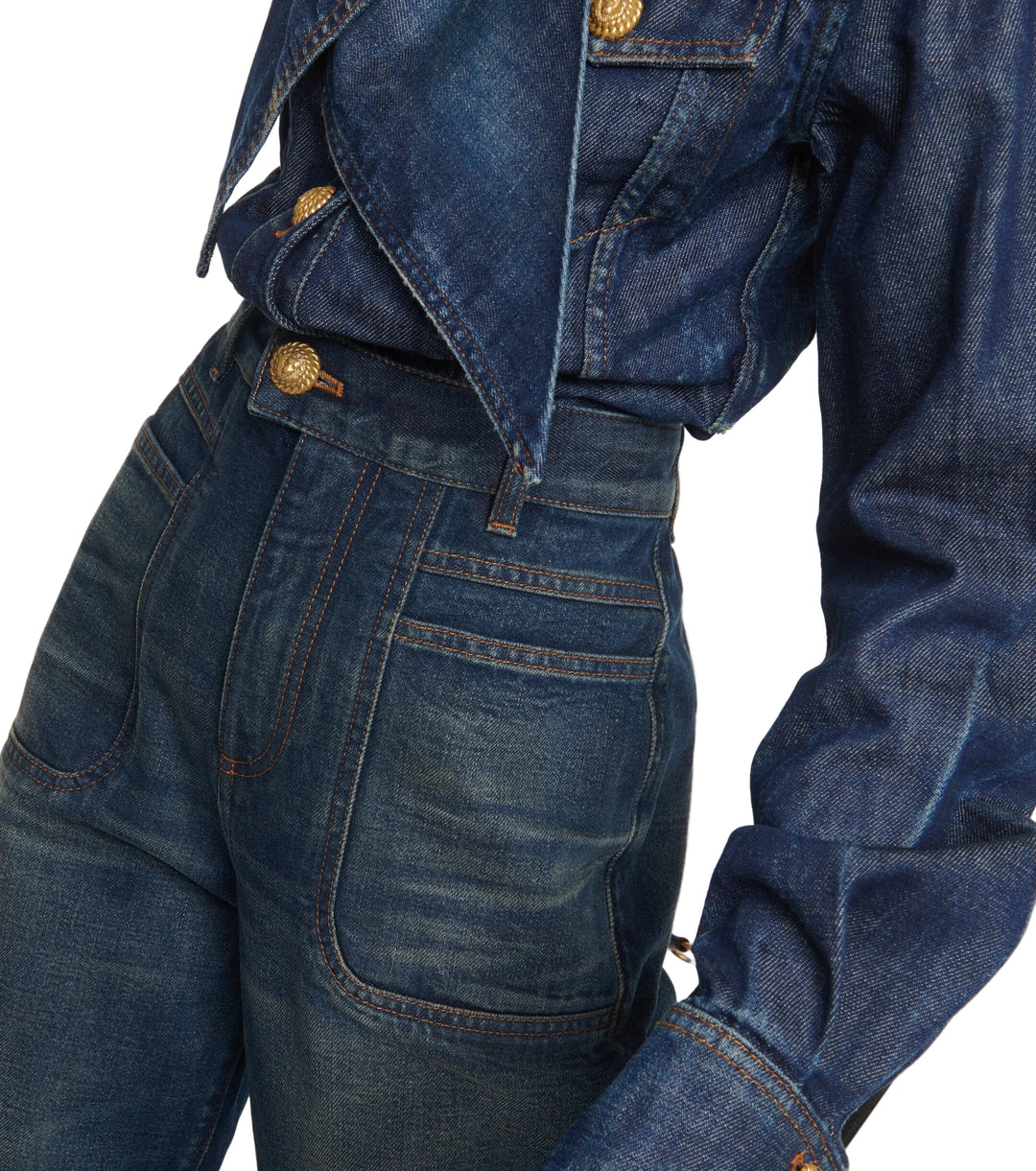 Balmain High-rise flared jeans - 40