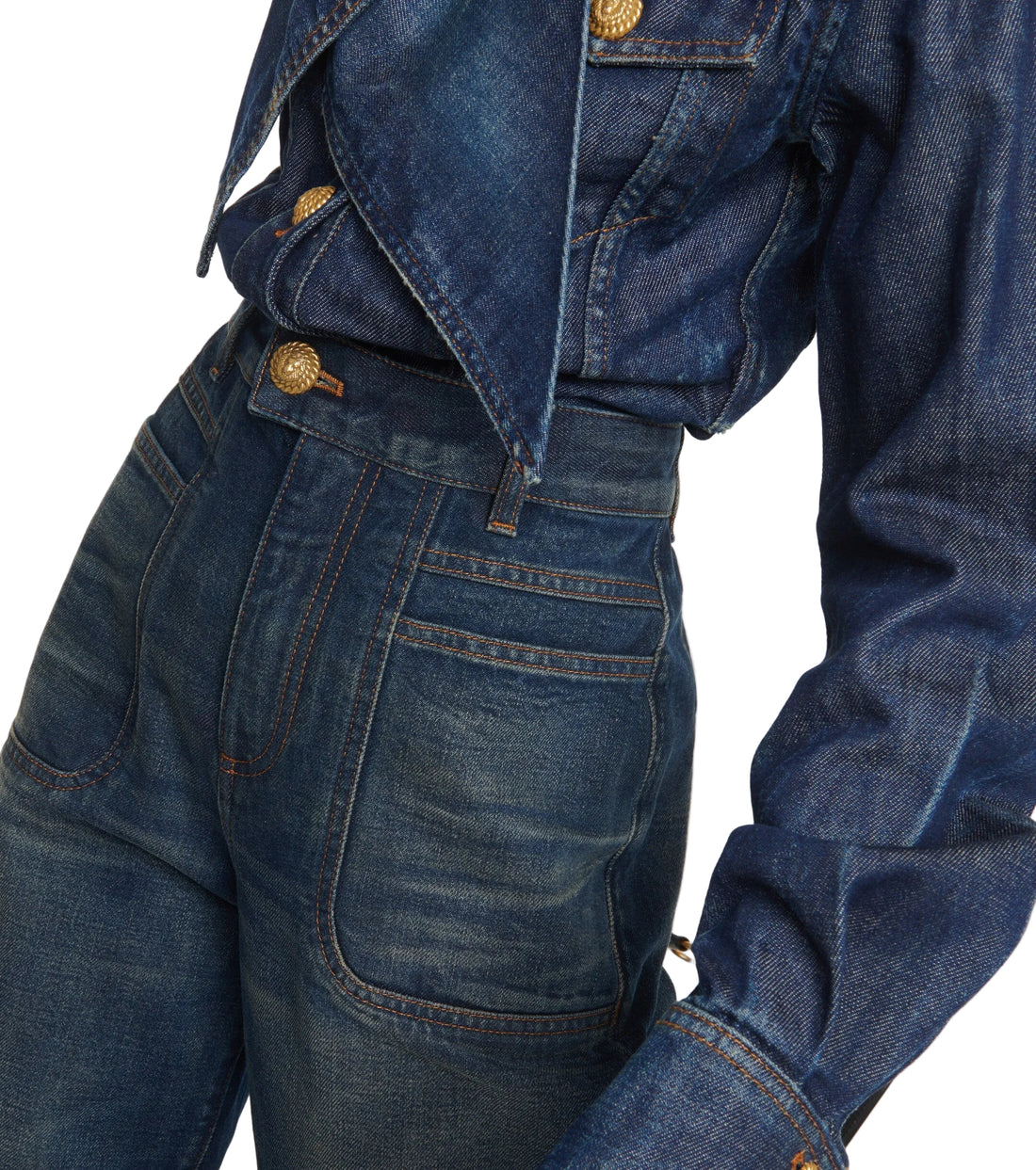 Balmain High-rise flared jeans - 40