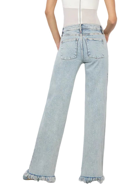 Alice+Olivia Roxie Embellished Straight Flare Jeans - 26