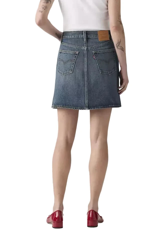 Levis Retro Button Front Skirt - 27