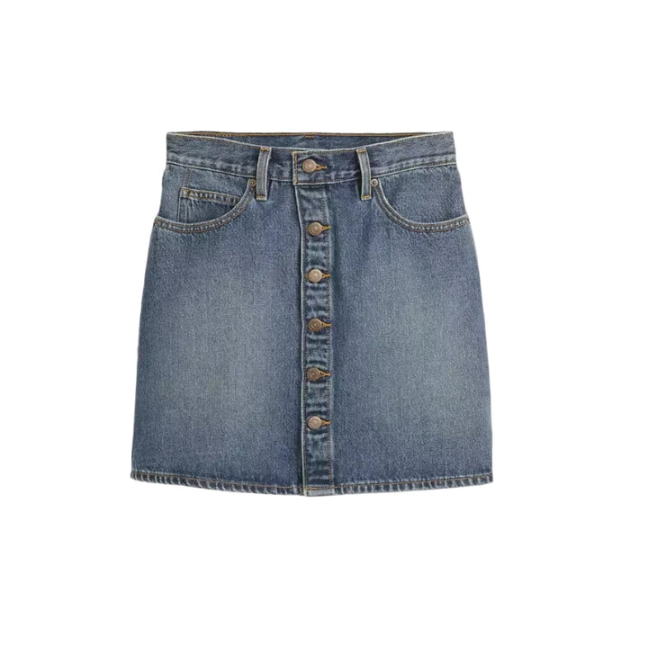 Levis Retro Button Front Skirt - 27
