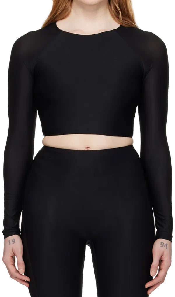 Wolford Black Active Flow Top - S