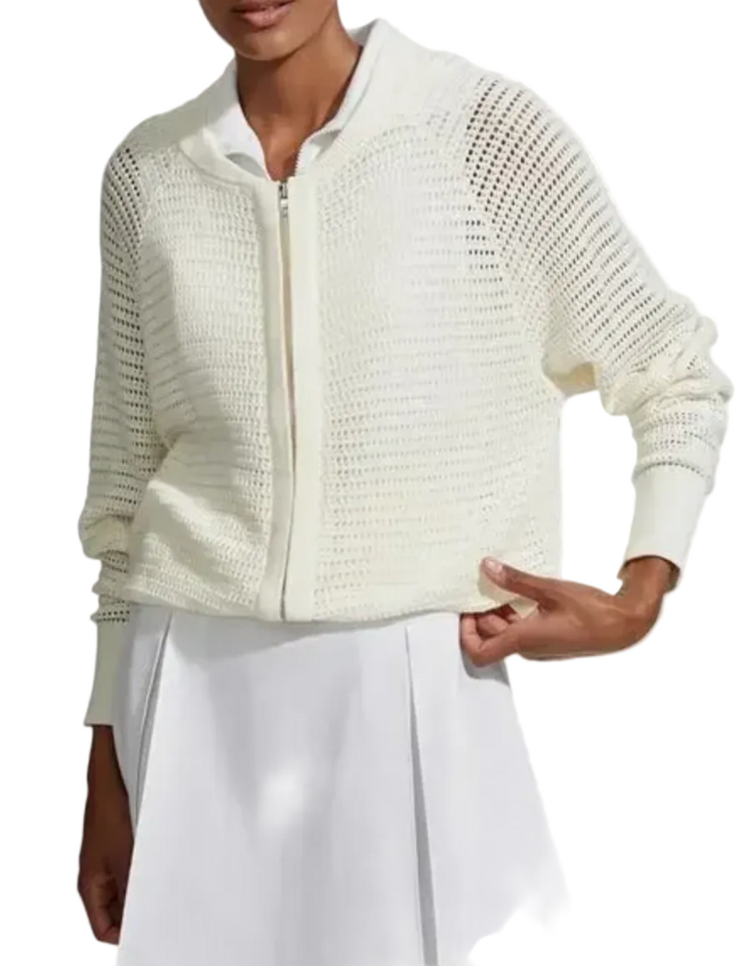 Varley Cameron Knit in Egret - S