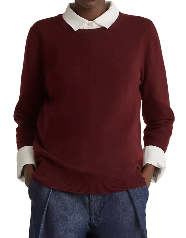 Quince Mongolian Cashmere Crewneck Sweater - M