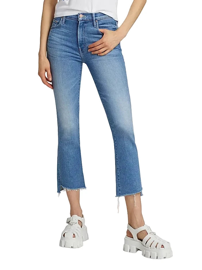 Mother The Insider Crop Step Fray Jeans - 27
