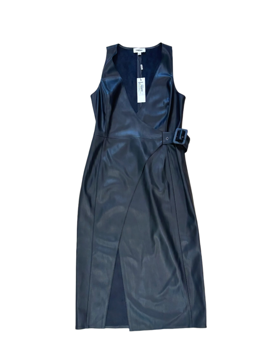 L'Agence Amal Buckel Midi Dress Black - 2