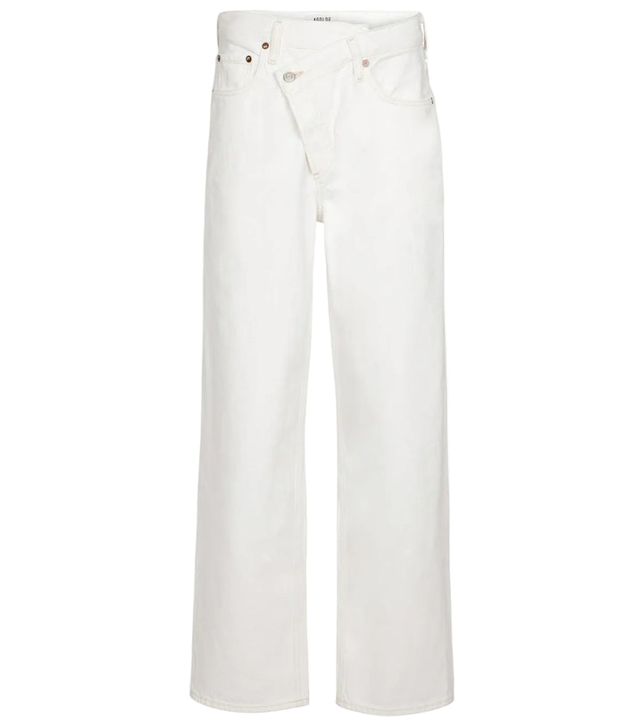 Agolde Criss Cross Cotton Straight Jeans - 27