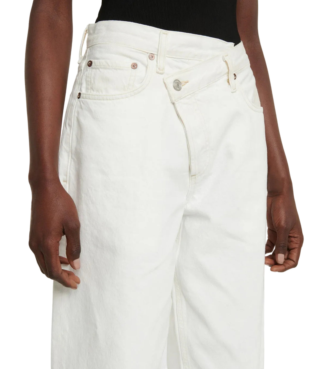 Agolde Criss Cross Cotton Straight Jeans - 27
