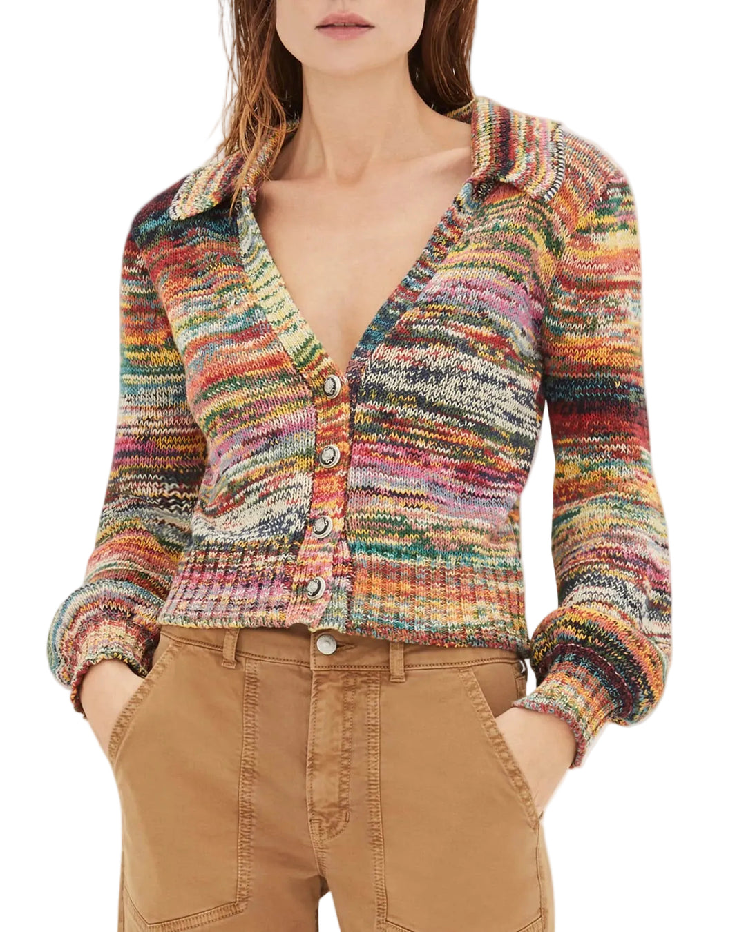 Veronica Beard Damaris Collared Cardigan - S