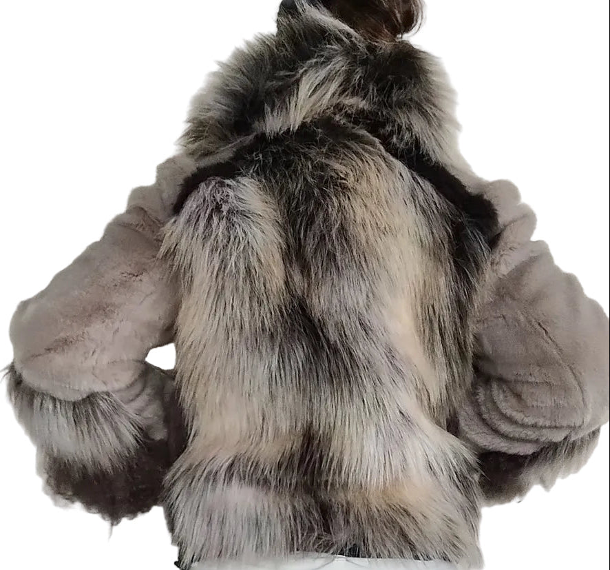 Urbancode Faux Fur Jacket - 10