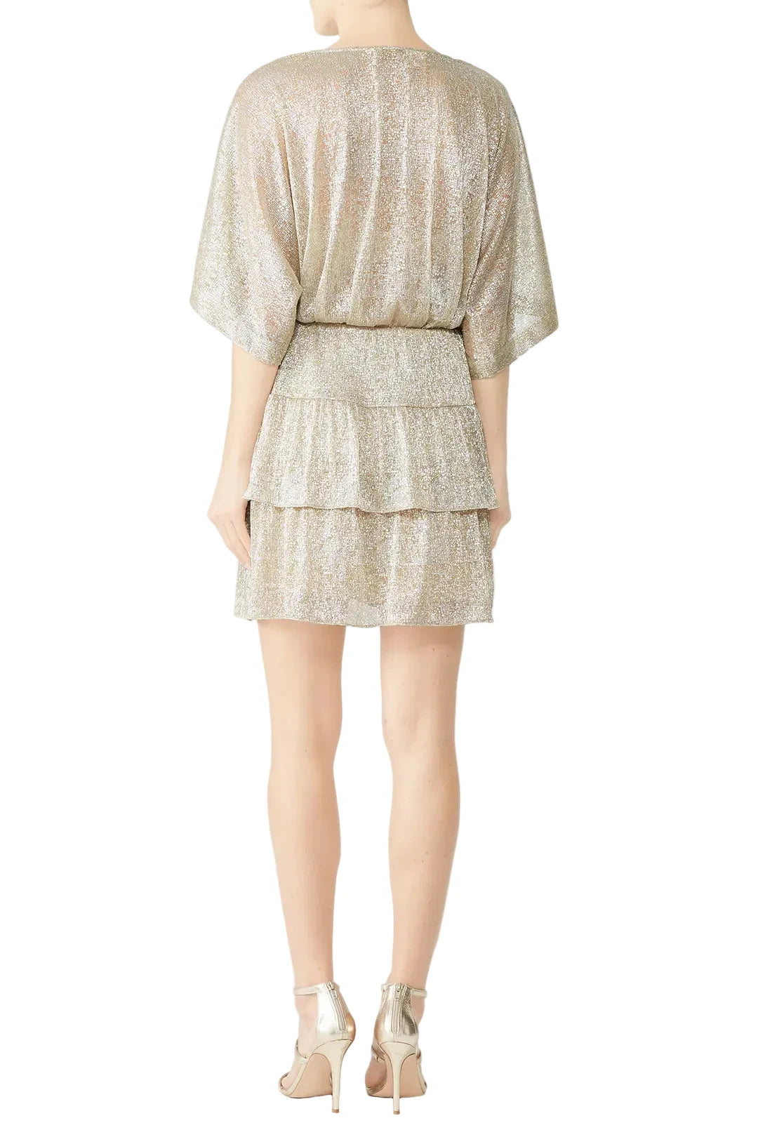 Iro Sheer Gold Wide Dress - 34