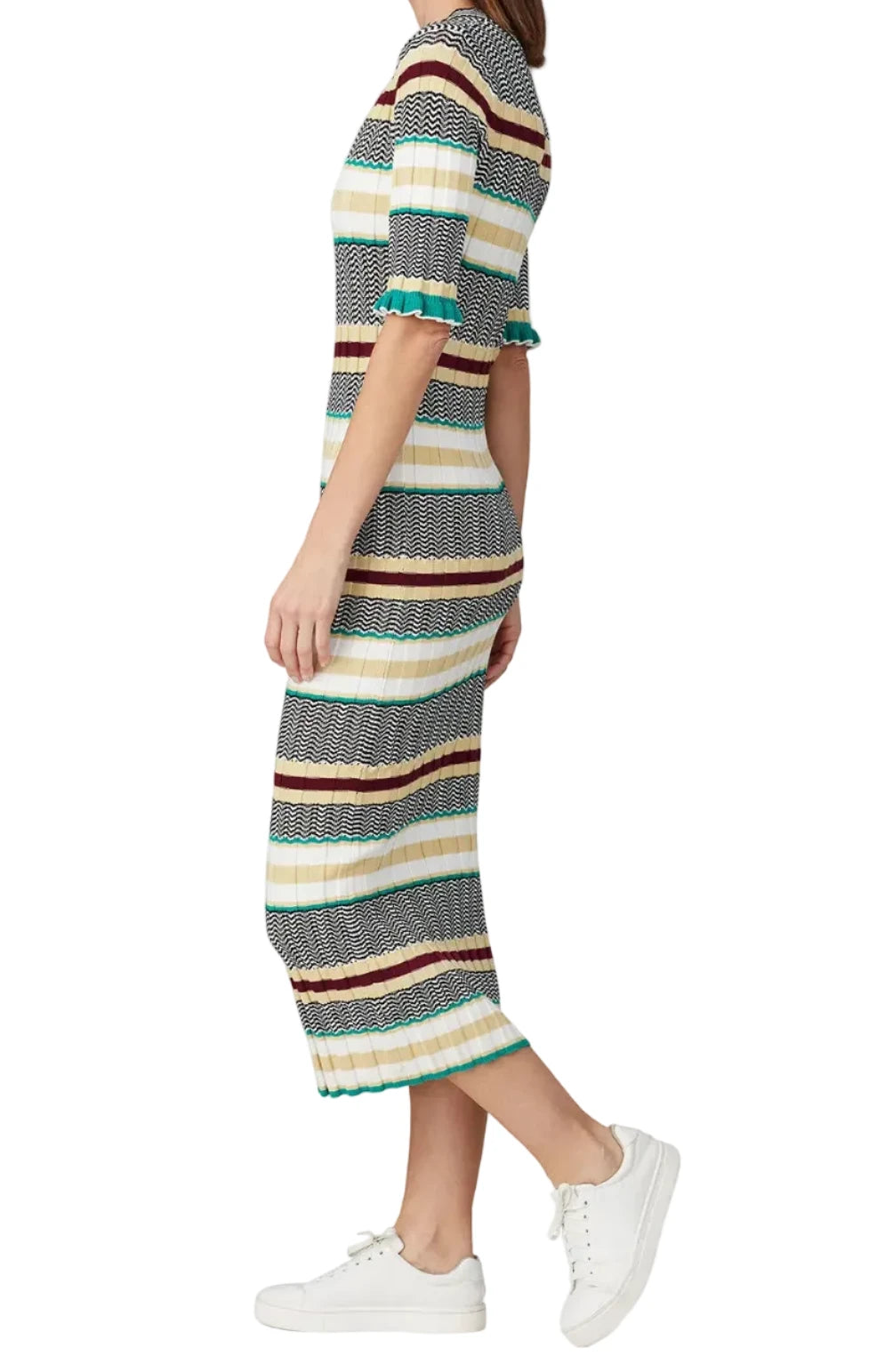 Joie Deandra Striped Sweater Dress - XS