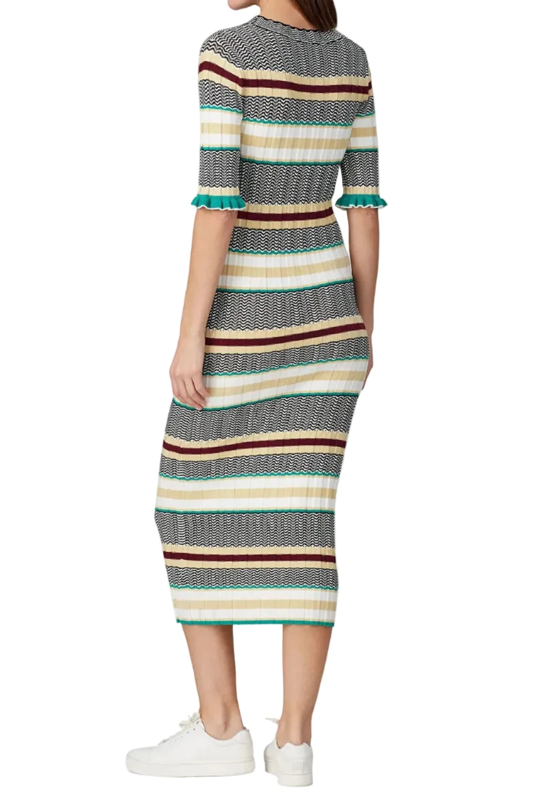Joie Deandra Striped Sweater Dress - XS
