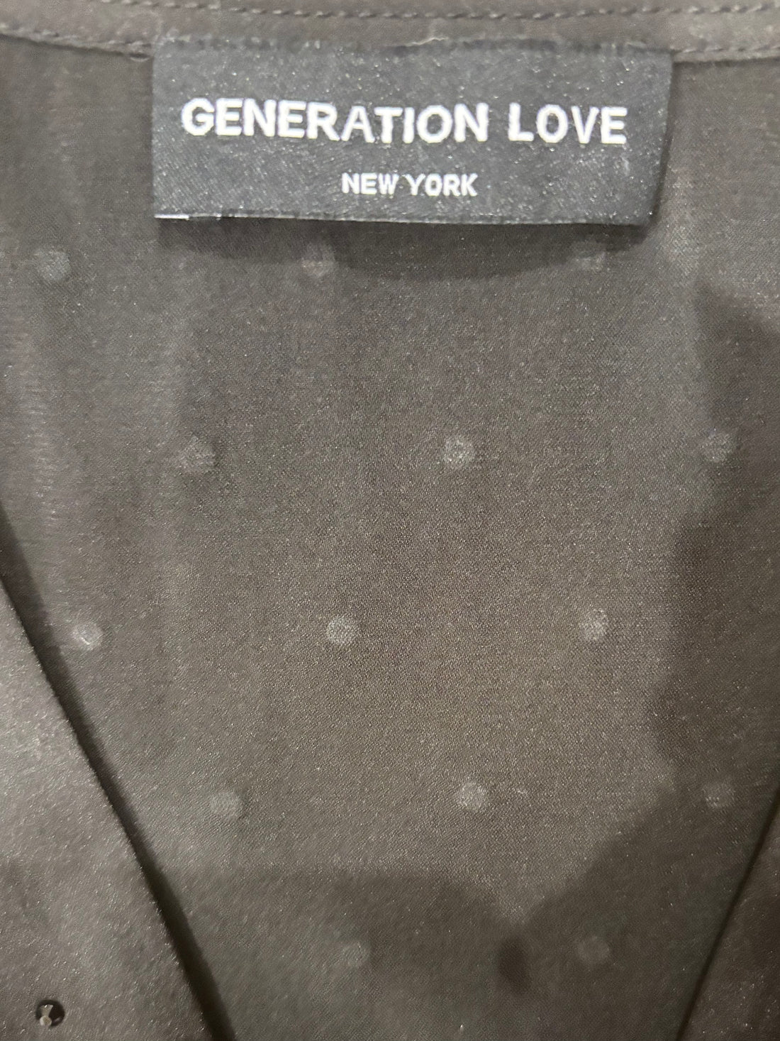 Generation Love Ansel bodysuit with rhinestones - S