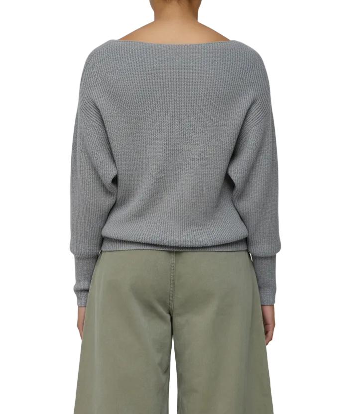 Moussy Vintage Off Shoulder Knit Top - S