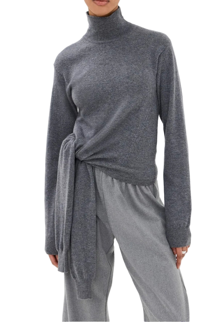 Róhe Twisted Knotted Turtleneck Sweater - 40