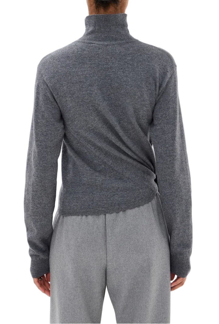 Róhe Twisted Knotted Turtleneck Sweater - 40