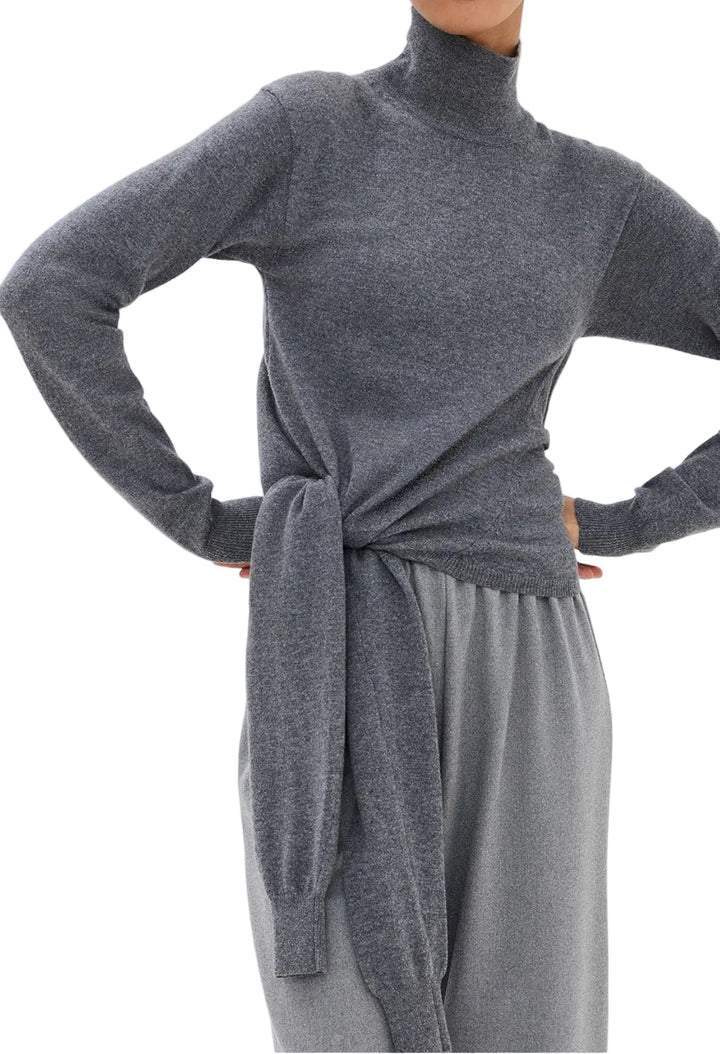 Róhe Twisted Knotted Turtleneck Sweater - 40
