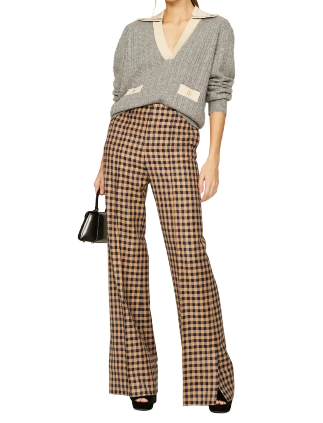 Sandro Nea Cable Knit Sweater - 1