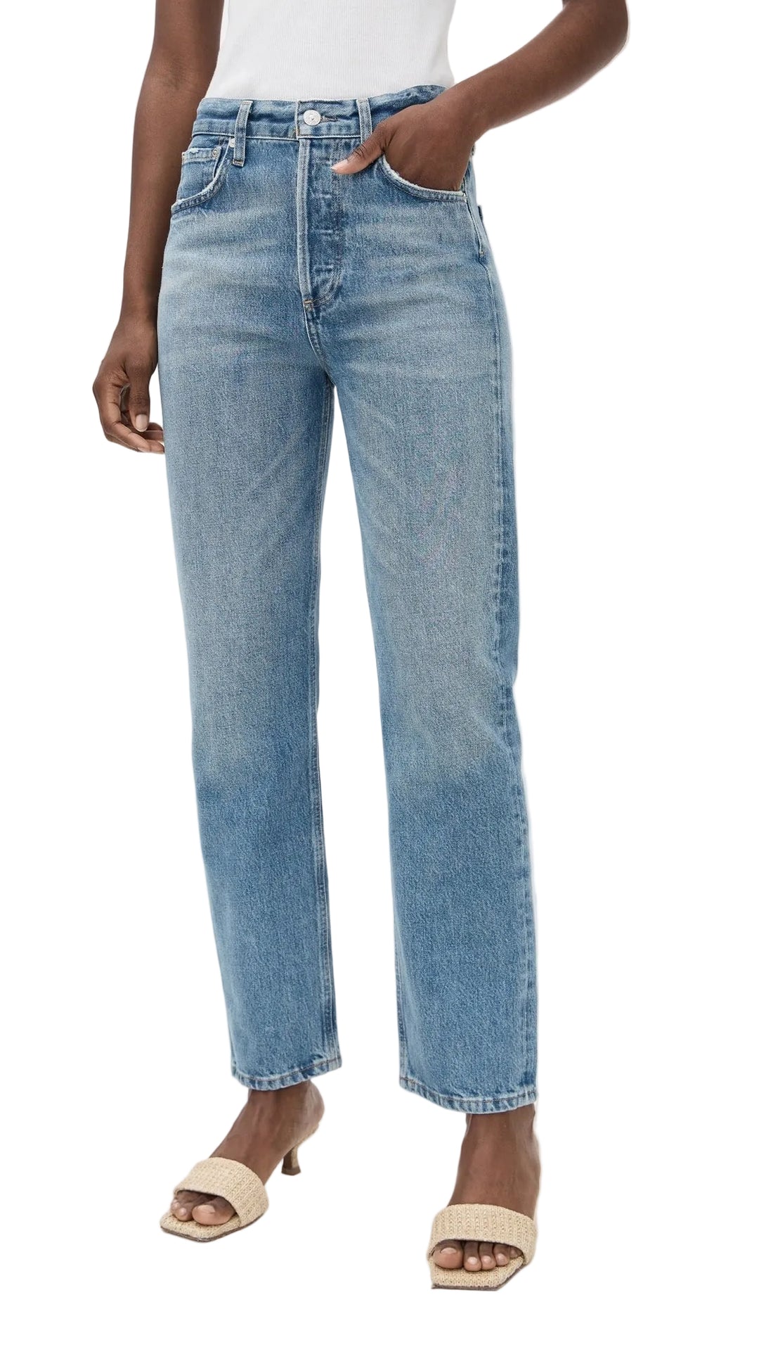 Citizens of Humanity Blaine High Rise Straight Jeans - 26