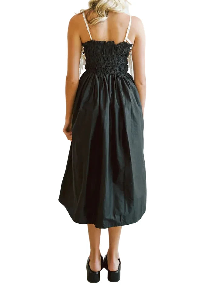 Isla Grove Josie Contrast Tie Dress - M