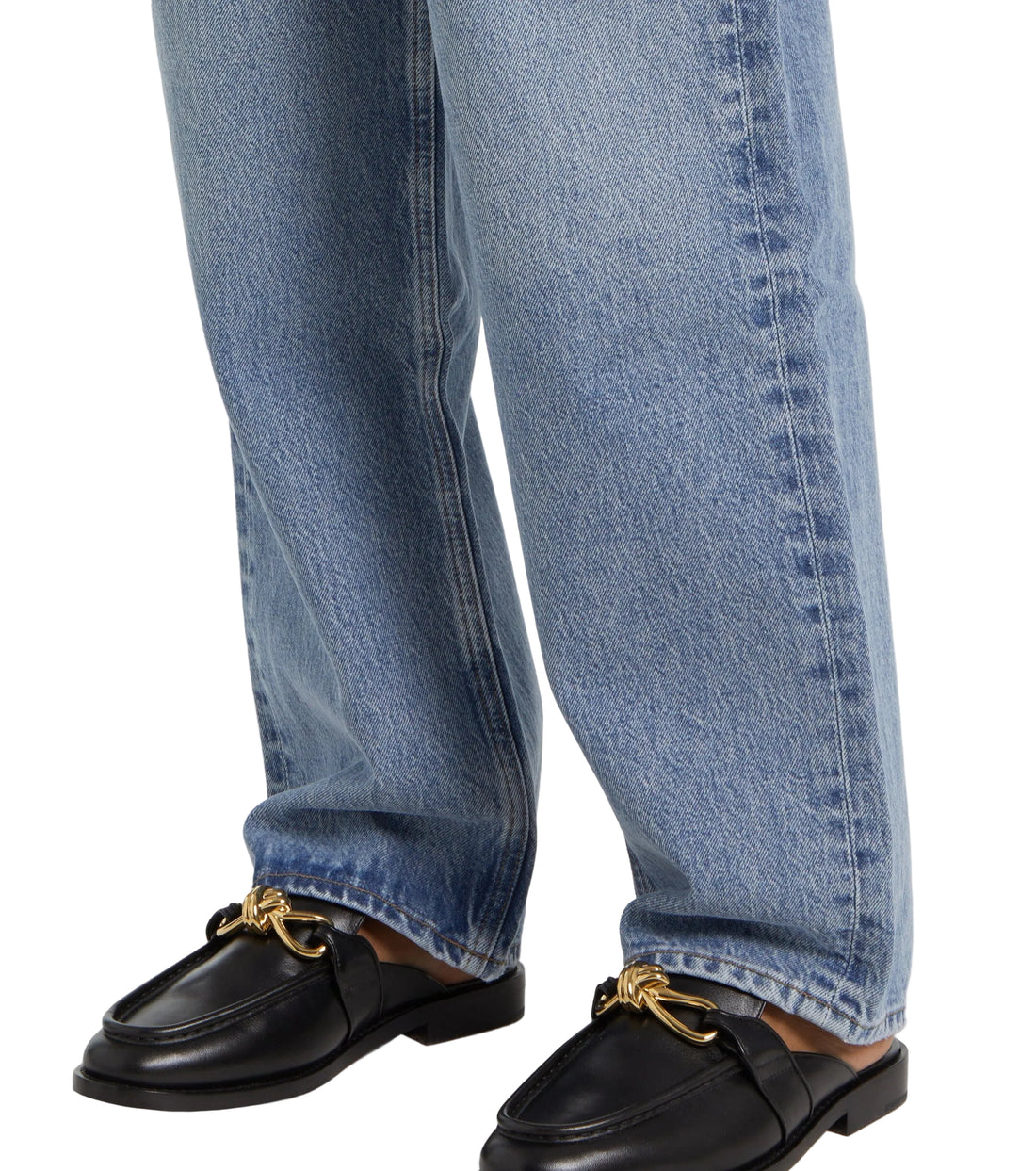 Agolde V-Waist Baggy Straight Jeans - 24