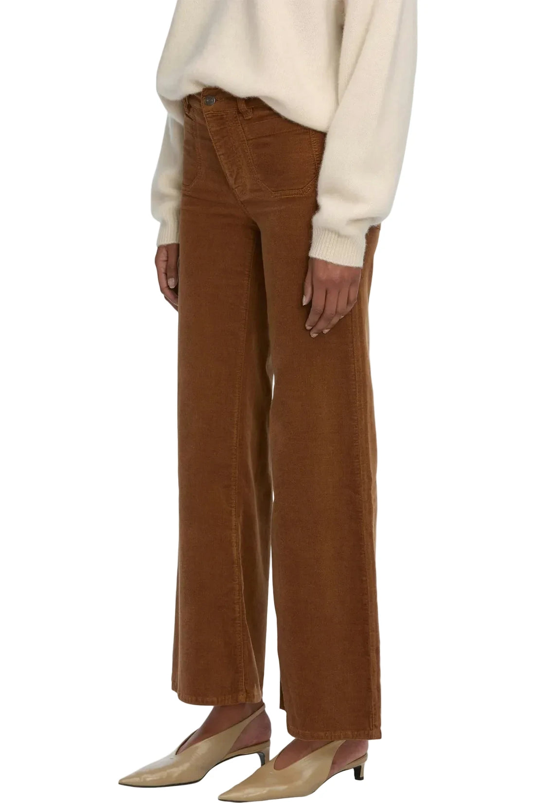 Frame Denim Le Slim Palazzo Modernist Pocket Corduroy - 24