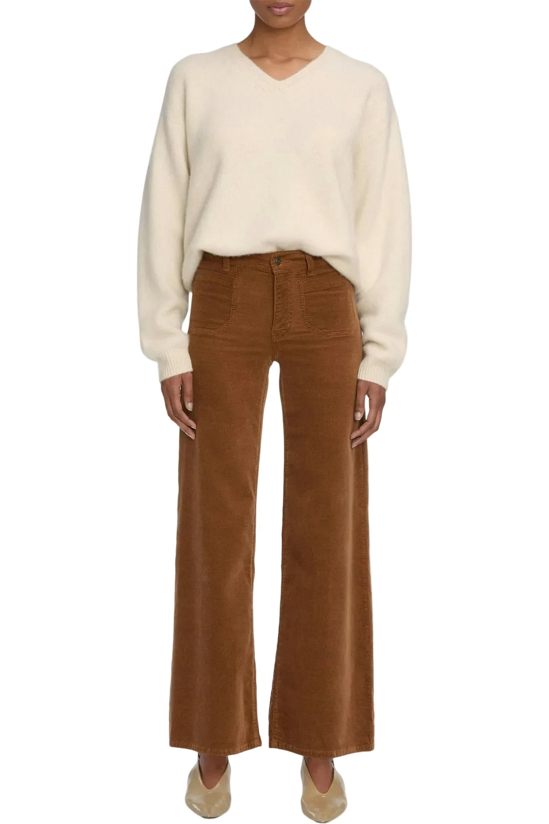 Frame Denim Le Slim Palazzo Modernist Pocket Corduroy - 24