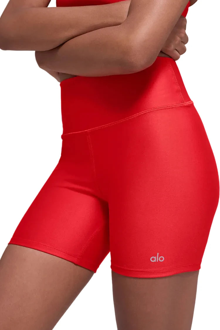 Alo 5" Airlift Energy Short - Bright Red - XXS