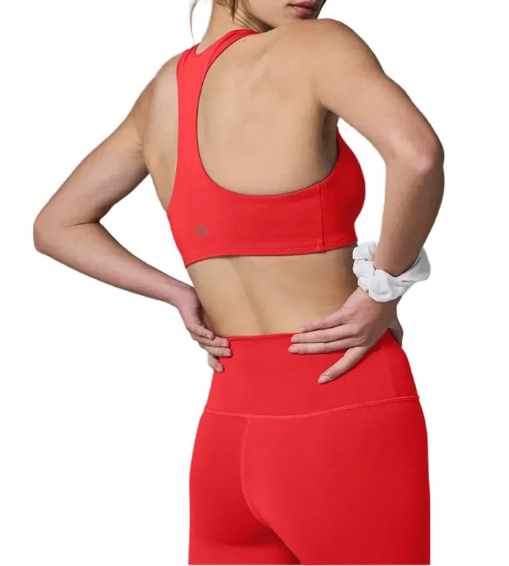 Alo Airlift Advantage Racerback Bra - Red Hot Summer - XS